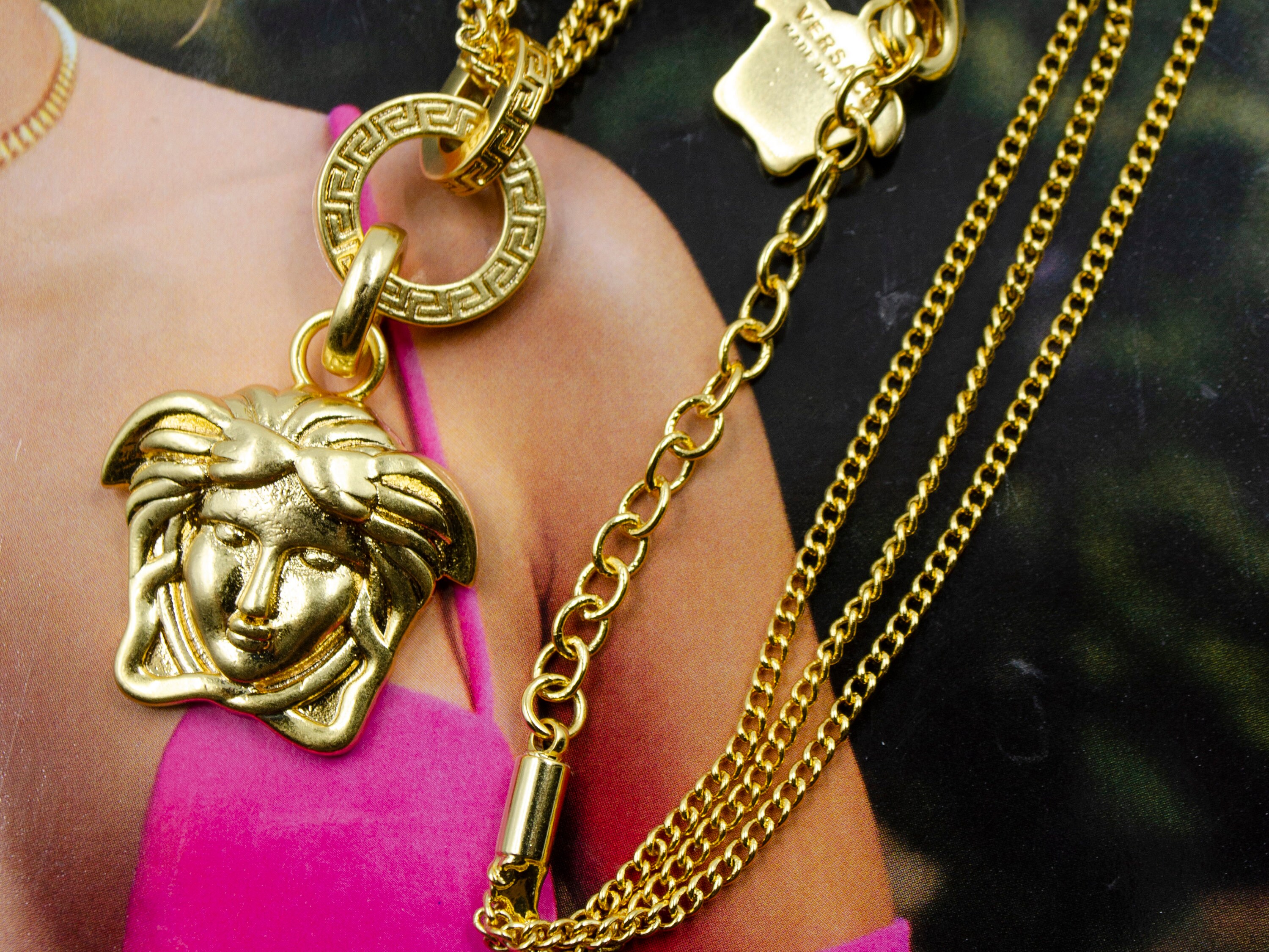 Medusa Versace Chain Etsy Singapore
