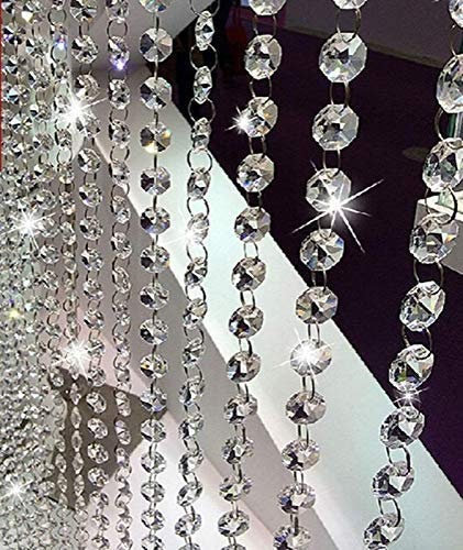  33ft K9 Glass Crystal Garland Strands - Hanging