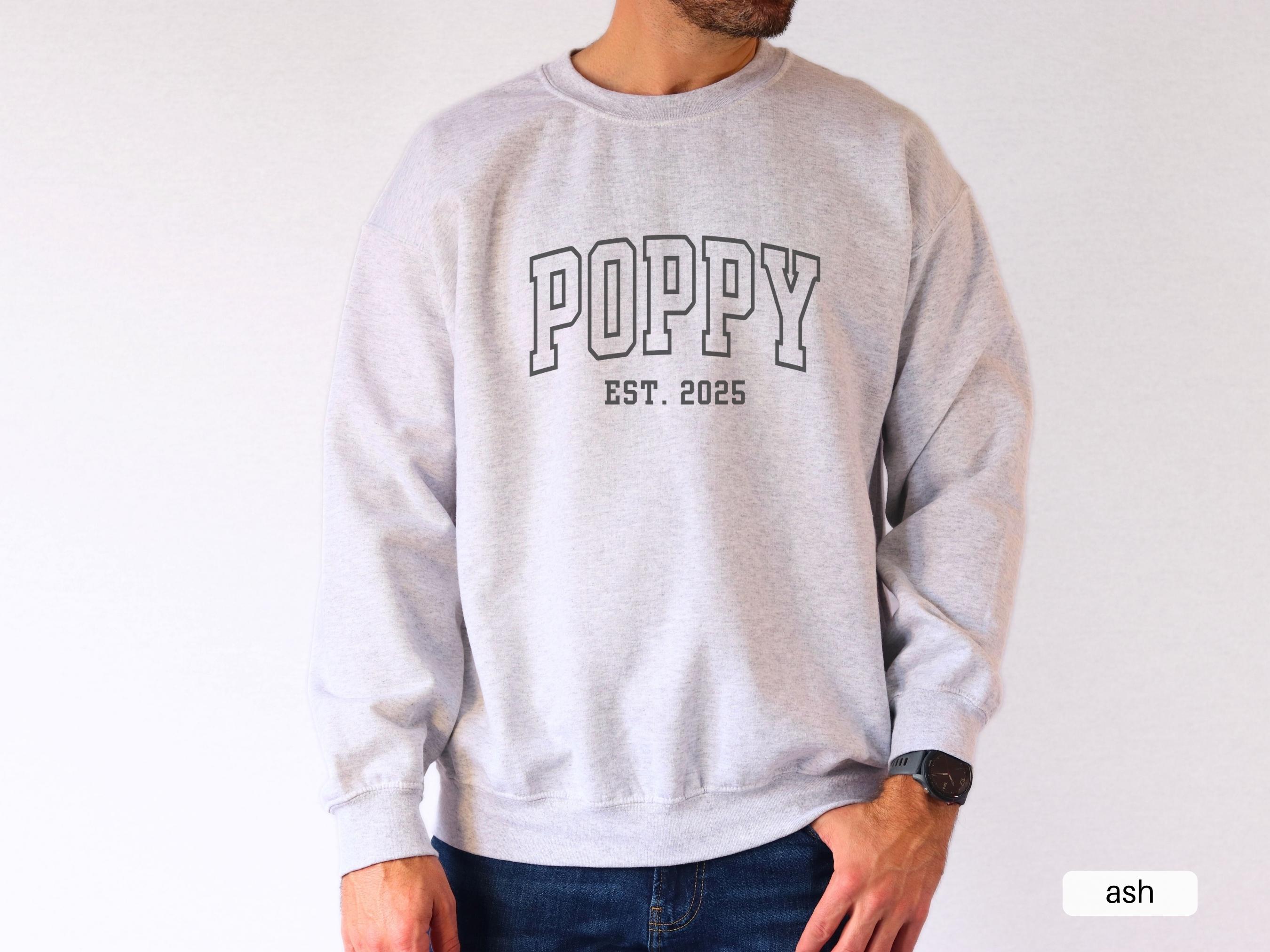 Poppy Embroidered Sweatshirt - Etsy Poppy Embroidered Sweatshirt - Etsy