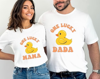 One Little Duck First Birthday Matching Family Shirts, Rubber Ducky 1st Birthday Boy Girl Shirt, Splish Splash Rubber Ducky Party, Mom & Me
