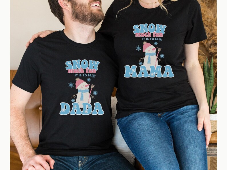 Snow Much Fun First Birthday Family Matching Shirts, Winter Onederland