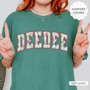 Chemise Deedee florale couleurs confort, cadeau pour nouvelle grand-mère, grand-mère révélatrice de grossesse, cadeaux pour la fête des mères Didi, t-shirt cadeau de Noël pour nouvelle grand-mère