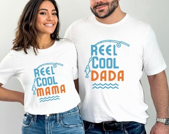 Camiseta de primer cumpleaños de OFishAlly One, camisetas a juego de Reel Cool Mama Dada, fiesta de pesca de primer cumpleaños de O-Fish-Ally One, pescando en el grande