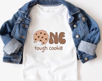 One Tough Cookie 1st Birthday Shirts, Cookies and Milk Sweet One 1st Birthday Family Matching Birthday Shirt, Milk and Cookie Themed Tshirt