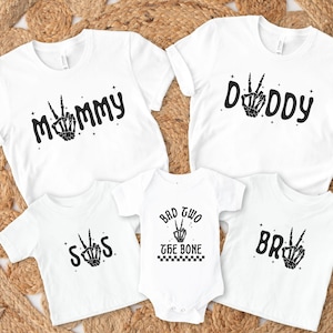 Bad Two The Bone 2nd Birthday Matching Family Shirt, Bad 2 The Bone Second Rock on Biker Birthday Boy, Born Two Rock n Roll Birthday Party