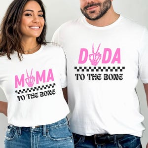 Bad TWO The Bone 2nd Birthday Matching Family Shirts, Bad 2 The Bone Second Rockstar Birthday Girl Outfit, Born Two Rock On Mama Dada Tshirt