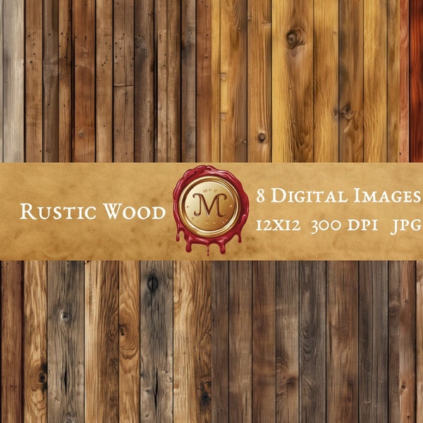 Rustic Wood Plank Texture Seamless, digital printable wood plank texture paper background scrapbook cards