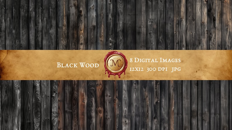Black Wood Plank Texture Seamless, Digital Printable Wood Plank Texture ...