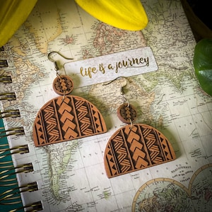 Polynesian Tribal Earrings