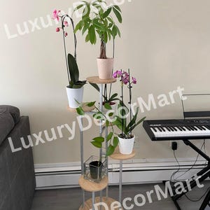 6 Tier 9 Potted Multiple Flower Pot Holder | Indoor Plant Stand | Outdoor Plant Stand | Metal Plant Stand | Plant Pot Holder | Flower Stand
