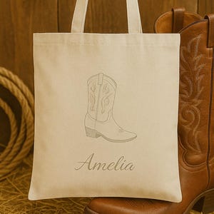 Bachelorette Gift Bags Bachelorette Tote Bag Pink Howdy Cowgirl Bag Western Bachelorette Bridesmaid Tote Nashville Bachelorette Cowboy Boots