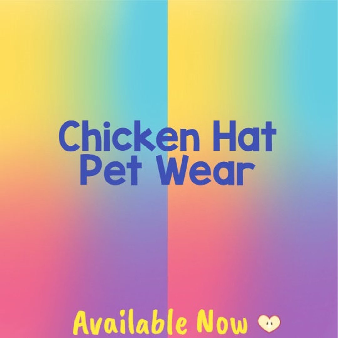 Chicken Hat Adopt Me Virtual Pet Etsy