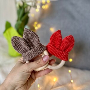 PATTERN Crochet Rabbit ears for baby (ENGLISH US) pdf  + video tutorial