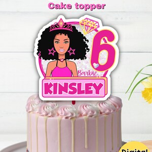 Barbie Morena Cake Top Cut File - Studio