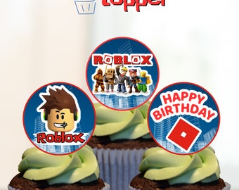 Roblox Logo 228-674 Cupcake Topper