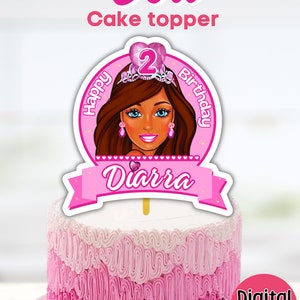 Barbie Morena Cake Top Cut File - Studio