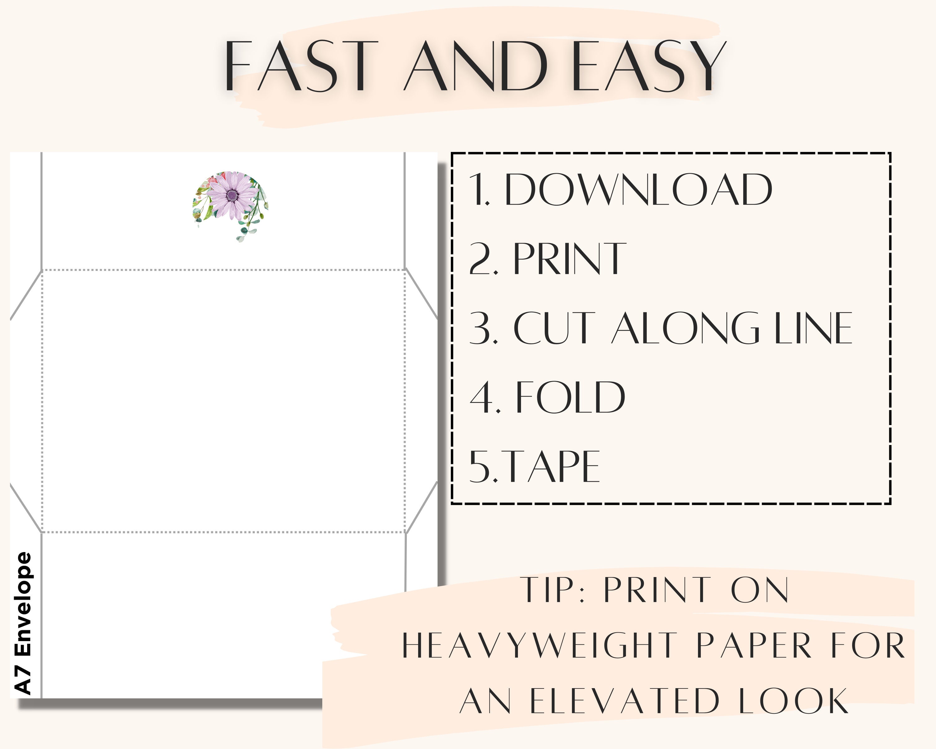 Printable Mother's Day Card, Instant Download PDF, Mother's Day Card ...