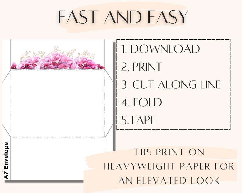 Printable Mother's Day Card Instant Download PDF - Etsy