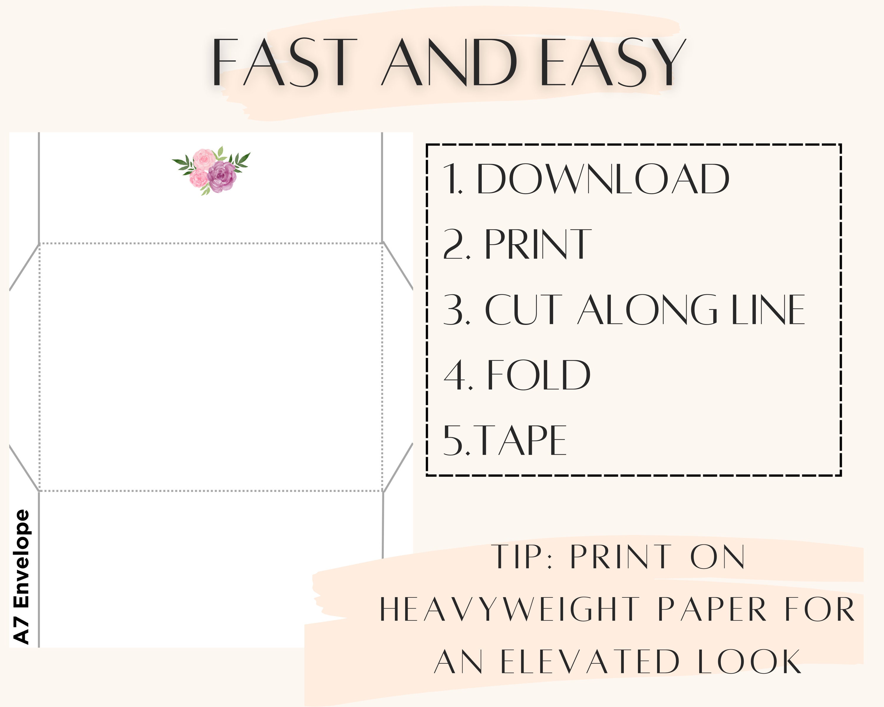 Printable Mother's Day Card, Instant Download PDF, Mother's Day Card ...