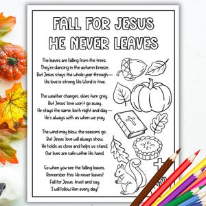 Jesus Never Leaves Bible Lesson - Etsy UK