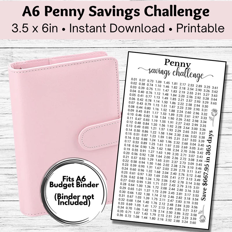 Savings Printable - Etsy