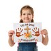 Fall for Jesus He Never Leaves Handprint Art, Printable Fall Craft ...