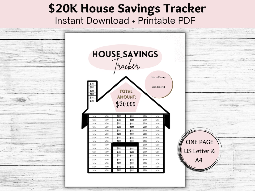 Savings Tracker Ways To Save For A House Down Payment Down Payment