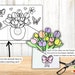 Printable Mother's Day Coloring Card, Homemade Card for Mom Grandma ...