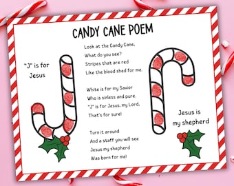Candy Cane Poem Thumbprint Art, Legend Of The Candy Cane Bible Lesson, Fingerprint Craft, Coloring Page Kids, Christmas Bible Craft Keepsake