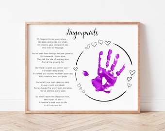 Teacher Appreciation Gift Printable, Handprint Art Craft, End Of Year Gift, Thank You Teacher, Appreciation Notes, Preschool, Kindergarten