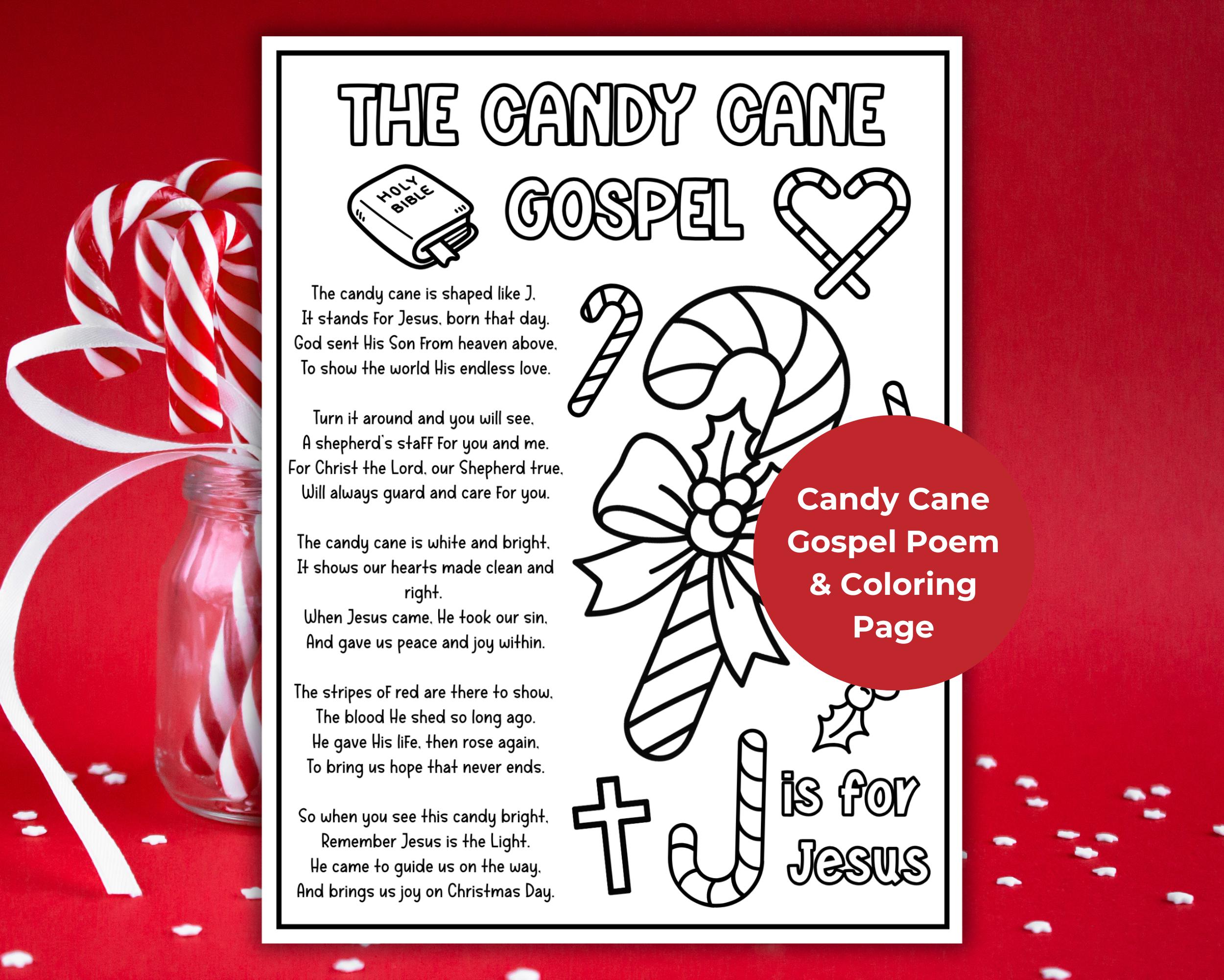 40 Candy Cane Crafts Kids Will Love 30 Candy Cane Bible Lesson Coloring Page, Candy Cane Poem Craft,…
