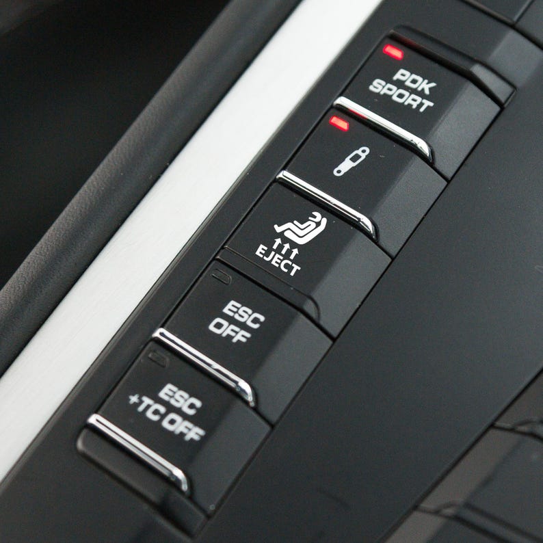 Ejector Button Sticker Eject Button Sticker Decal Seat Decal Vinyl Unused Car Buttons ...