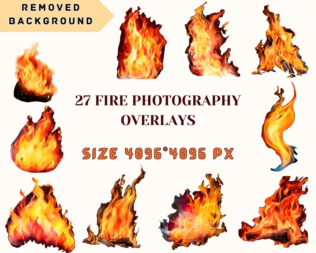 Fire Graphics, Flame Effect Overlays, Fire Sparks, Burning Fire Image ...