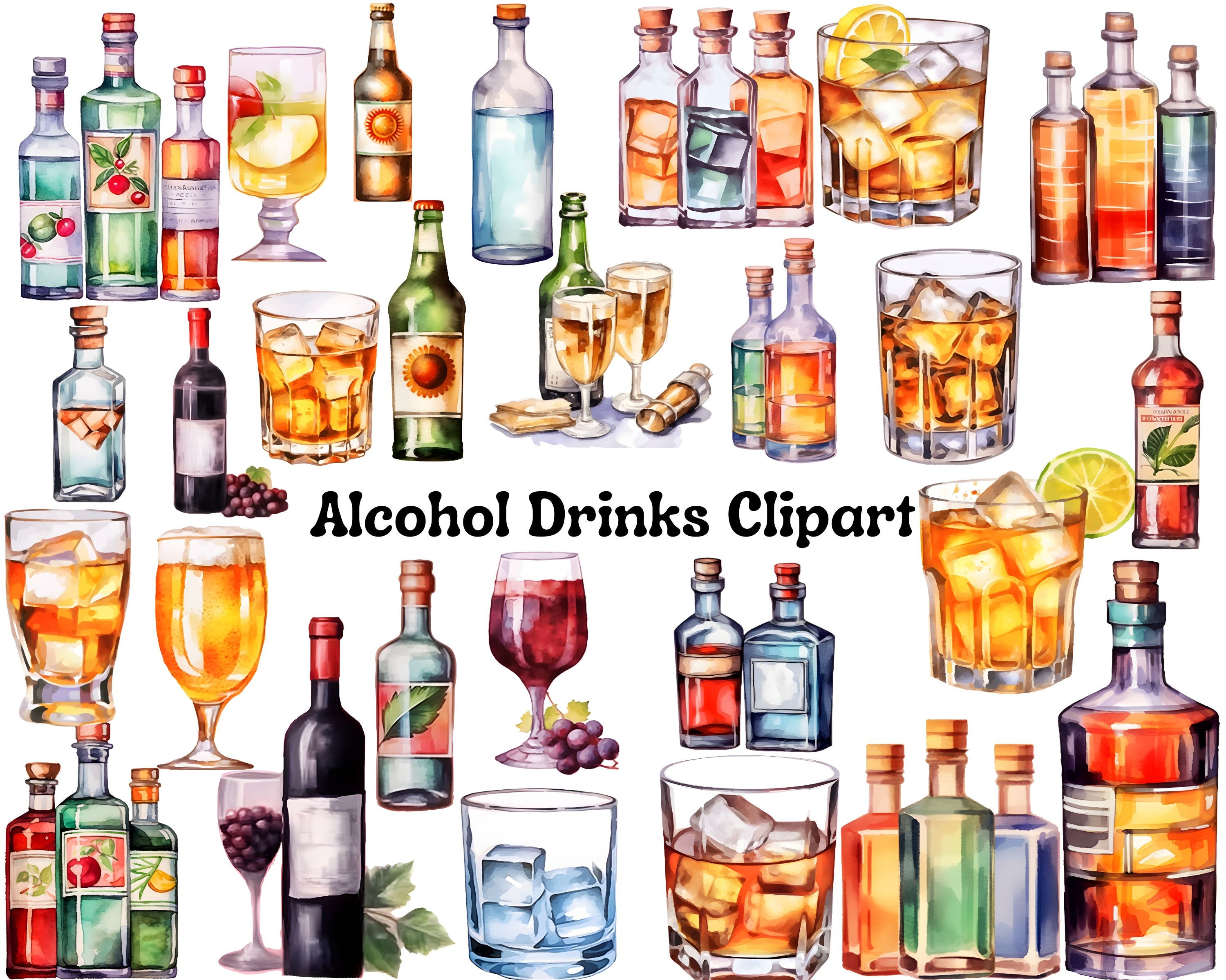 Alcohol Beverage Clipart