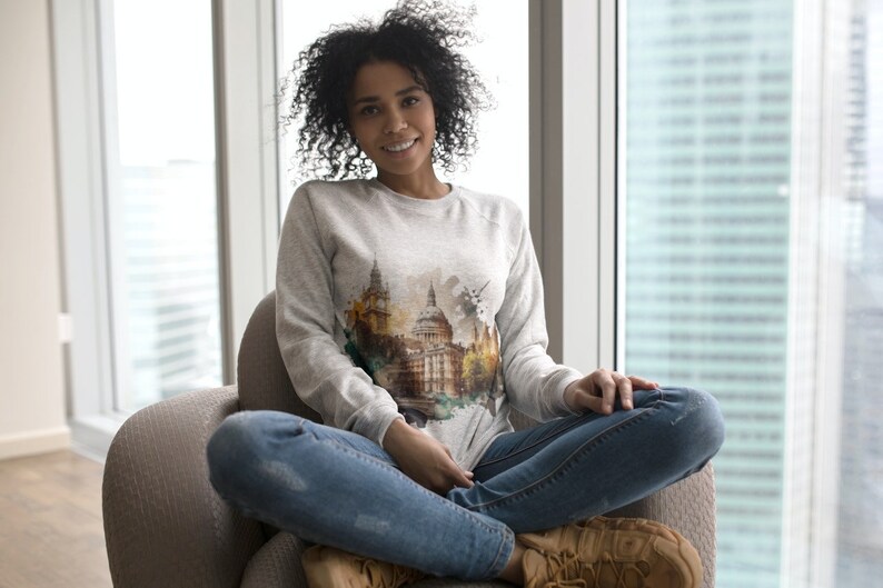 London City Clipart, United Kingdom Art, Watercolor Landmarks, London