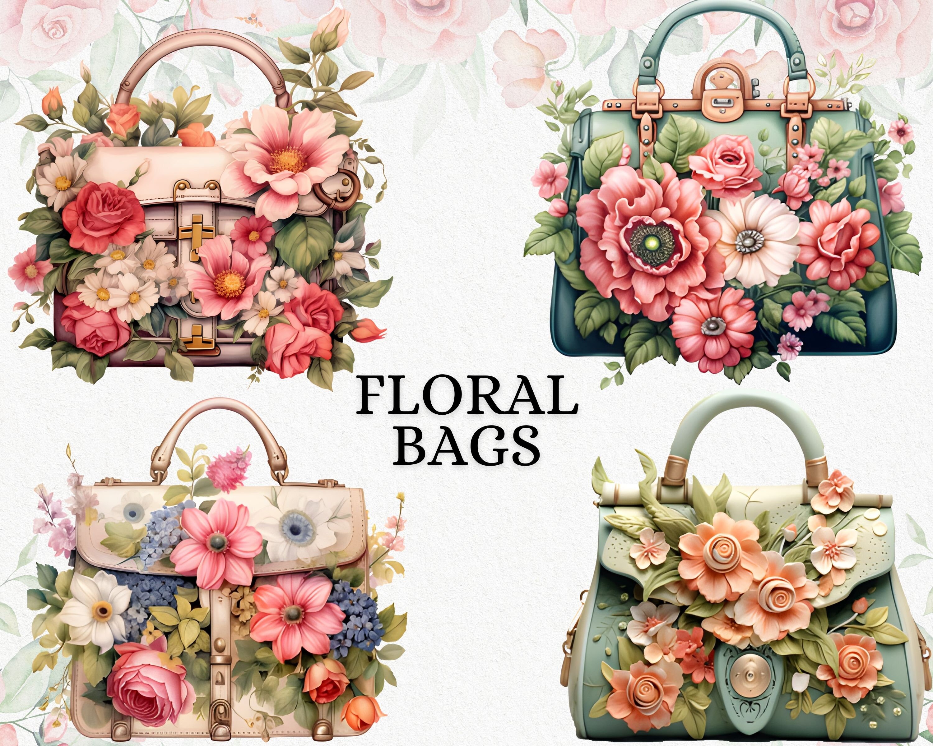 Purse floral hotsell