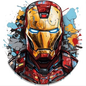 Stark Industries, INDOOR, Sticker, Superhero, Iron Man