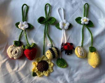 Rearview mirror charms