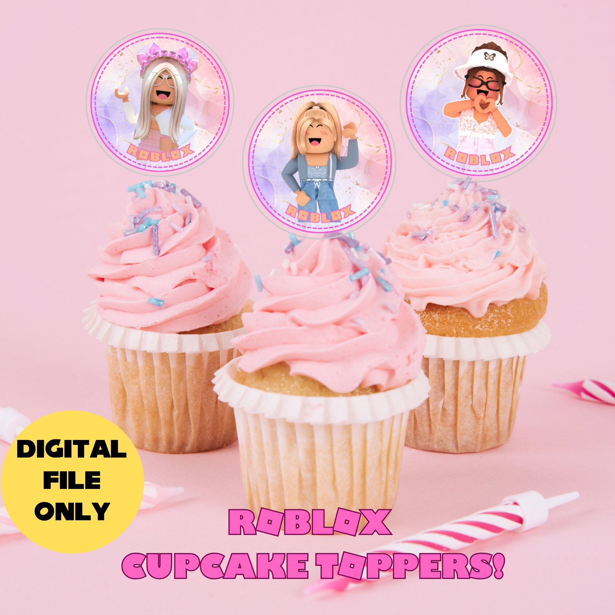 Kit Roblox Girl Just One Cupcake - Archivo Digital