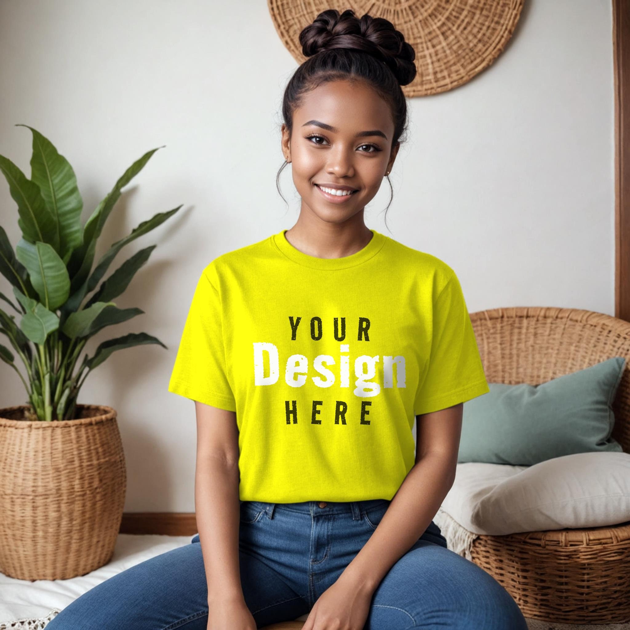 cute neon yellow shirts