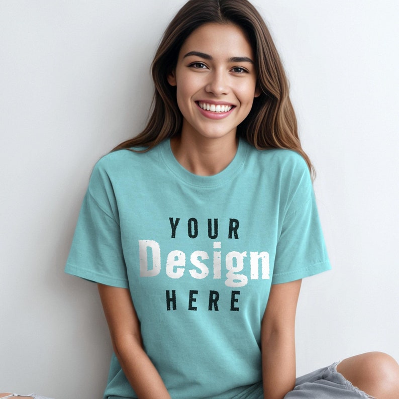 Comfort Colors 1717 Style Chalky Mint Heavyweight Adult Tee Etsy