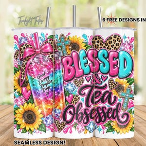Loaded Tea Tumbler 20 oz Skinny Tumbler Sublimation Design, Jesus and loaded tea Digital Download PNG Instant Download Seamless Tumbler Wrap