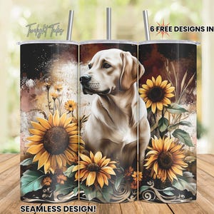 Labrador retriever dog 20 oz Skinny Tumbler Sublimation Design, Lab Mom Lab Mama Digital Download PNG Instant Download Seamless Tumbler Wrap