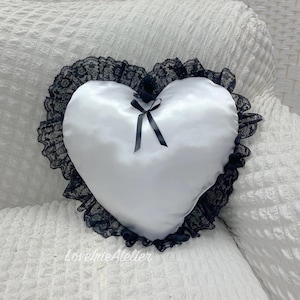 Coquette Room Decor, Balletcore, Cottagecore Aesthetic, Throw Pillow, Heart Pillow, Balletcore, Summer Decor, Housewarming Gift for Her