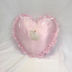 Coquette Room Decor, Throw Pillow, Cottage Core, Coquette, Shabby Chic Decor, Lana Del Rey Gift, Dorm Decor, Heart Pillow, y2k Decor