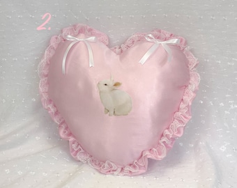 Coquette Room Decor, Throw Pillow, Cottage Core, Coquette, Shabby Chic Decor, Lana Del Rey Gift, Dorm Decor, Heart Pillow, y2k Decor