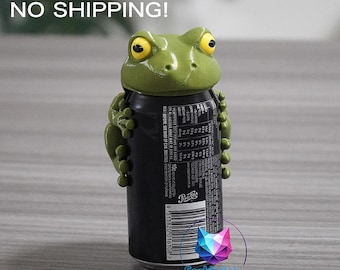 Digital Files Frog CanCover Dust Cover Soda Cap Beverage Lid Drink Protector 3D Printing STL Printable Model Multi-Part No AMS Beginner