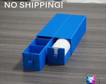 Digital File Pull-Out Storage Multi-Purpose Drawer Box Makeup Cotton Pad Holder Parts Desk Organizer Cracker Storage NoSupports 3DPrint STL