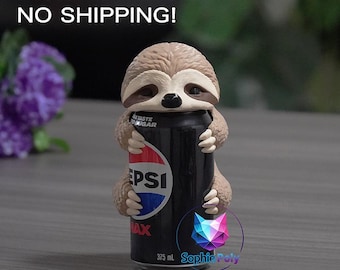 Digital File Sloth Zootopia FLash CanCover Soda Dust Cover Beverage Lid Drink Protection Beginner Printing STL Printable 3DModel