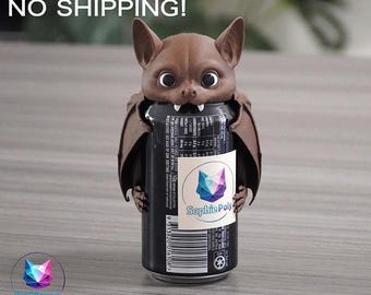 Digital Files Multi-Part No AMS Halloween Bat Cancover Dust Cover Soda Cap Beverage Lid Drink Protection  STL Printable 3DPrinting Model